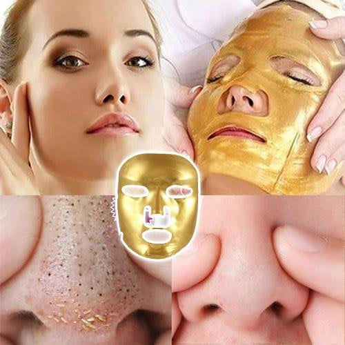24K Gold Collagen Peel Off Facial Mask (120g) – Whitening, Anti-Wrinkle, Skin Tightening.