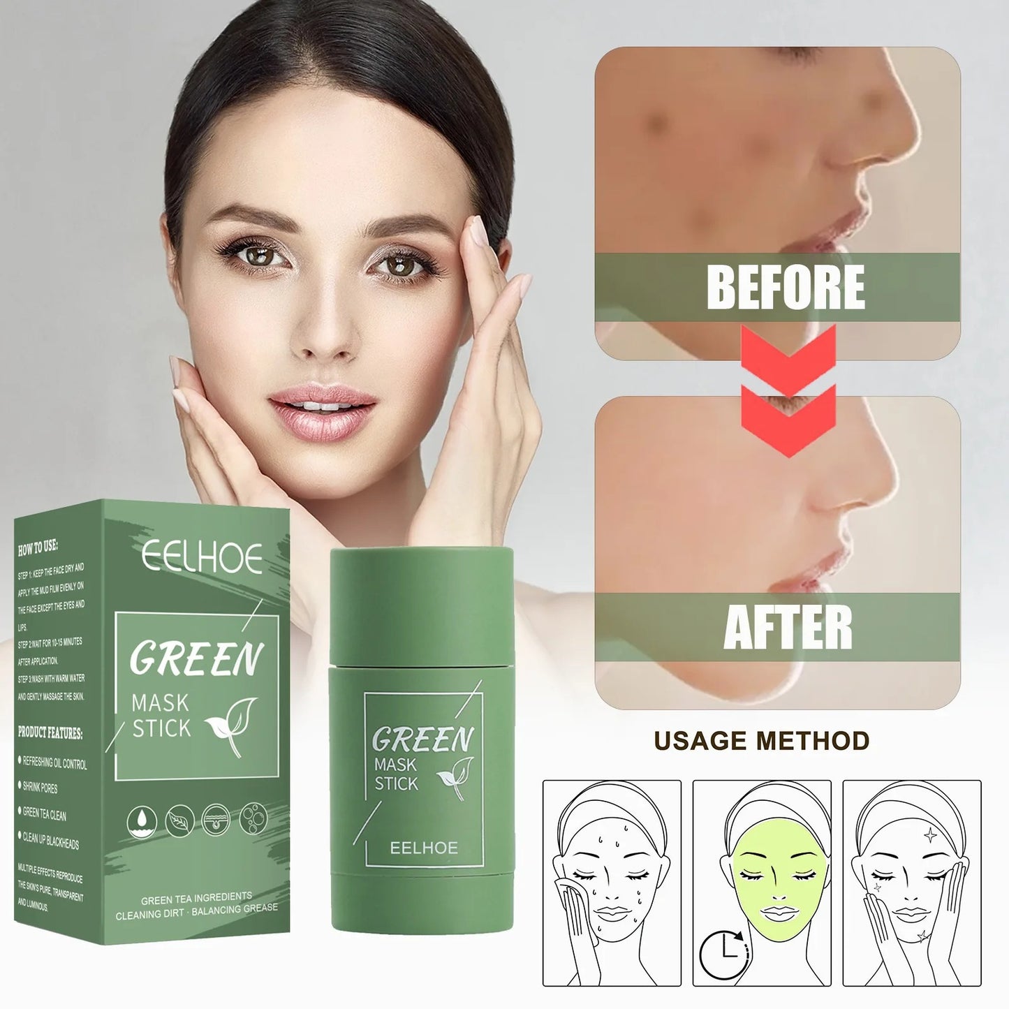 Green Tea Pore Detox Mask – 40g