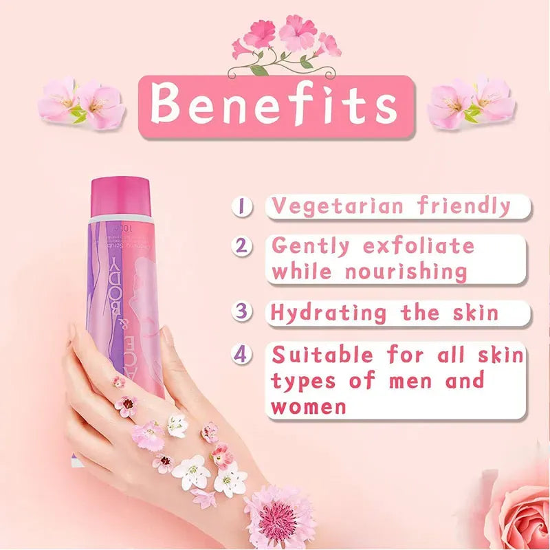 Whitening & Brightening Face & Body Scrubbing Gel – Deep Exfoliation & Glow