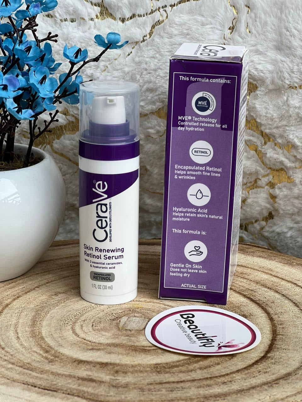 CeraVe Skin Renewing Retinol Serum – 30ml | Anti-Aging & Skin Smoothing.
