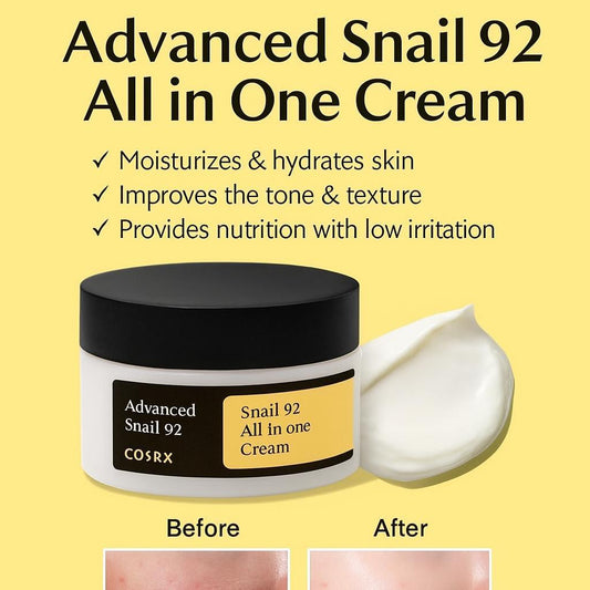 COSRX Advanced Snail 92 All-In-One Cream – 100ml