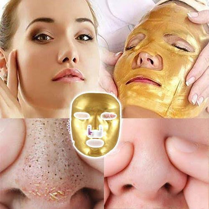 24K Gold Collagen Peel Off Facial Mask (120g) – Whitening, Anti-Wrinkle, Skin Tightening.