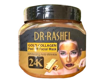 24K Gold Collagen Peel Off Facial Mask (120g) – Whitening, Anti-Wrinkle, Skin Tightening.