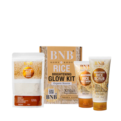 Brightening Rice Facial Kit – 3-Step Whitening & Glow Care