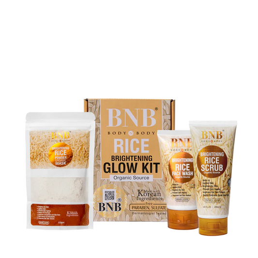 Brightening Rice Facial Kit – 3-Step Whitening & Glow Care